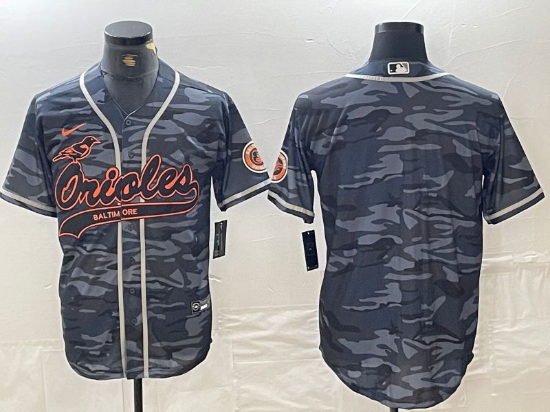 Men Baltimore Orioles Blank Camo Jointly 2024 Nike MLB Jersey style 1->atlanta braves->MLB Jersey